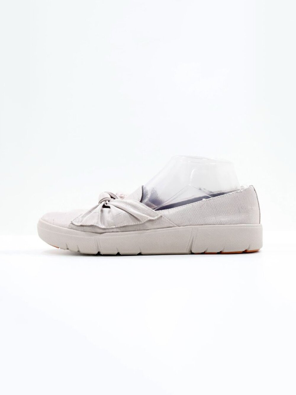 BareTraps Britta Taupe Satin Lightweight Flat Slip On Shoes - 8